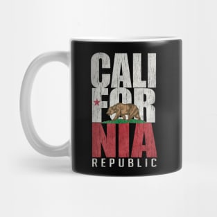 California Republic distressed design Mug